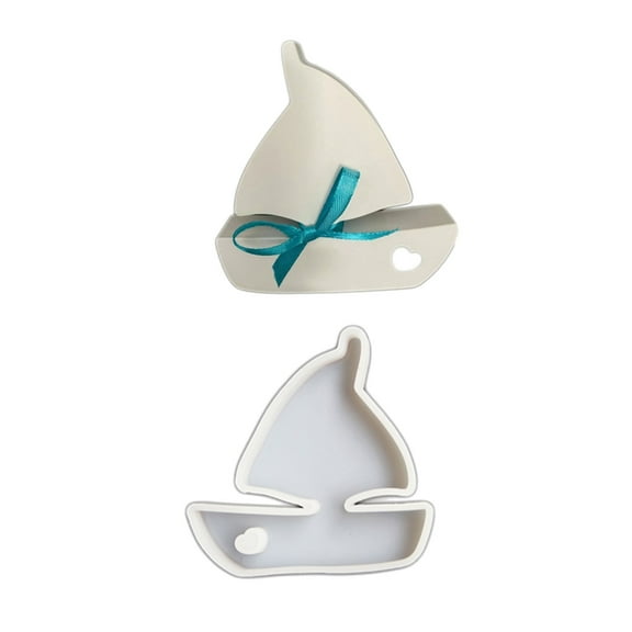 Ship Shaped Plaster Molds Ship Silicone Molds For Gypsum Decorations Christmas Present, Ship Silicone Clay Molds