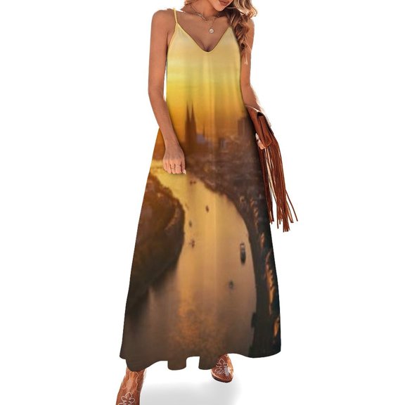 Ship Sleeveless Dress Women's Evening Dress Womans Clothing