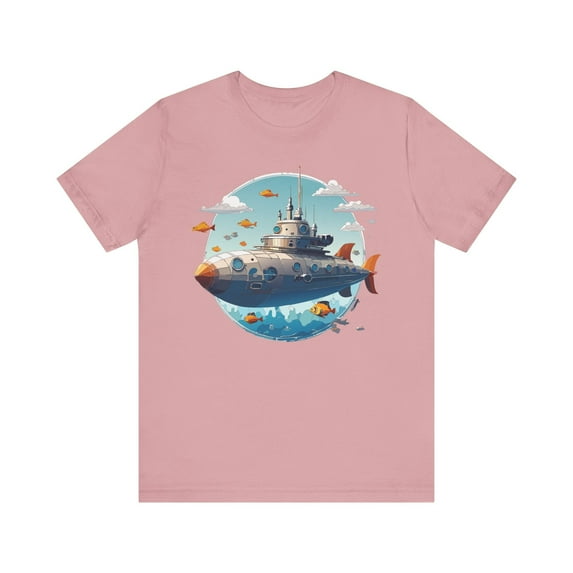 Ship Tee Shirt, Tee Shirt with Ship