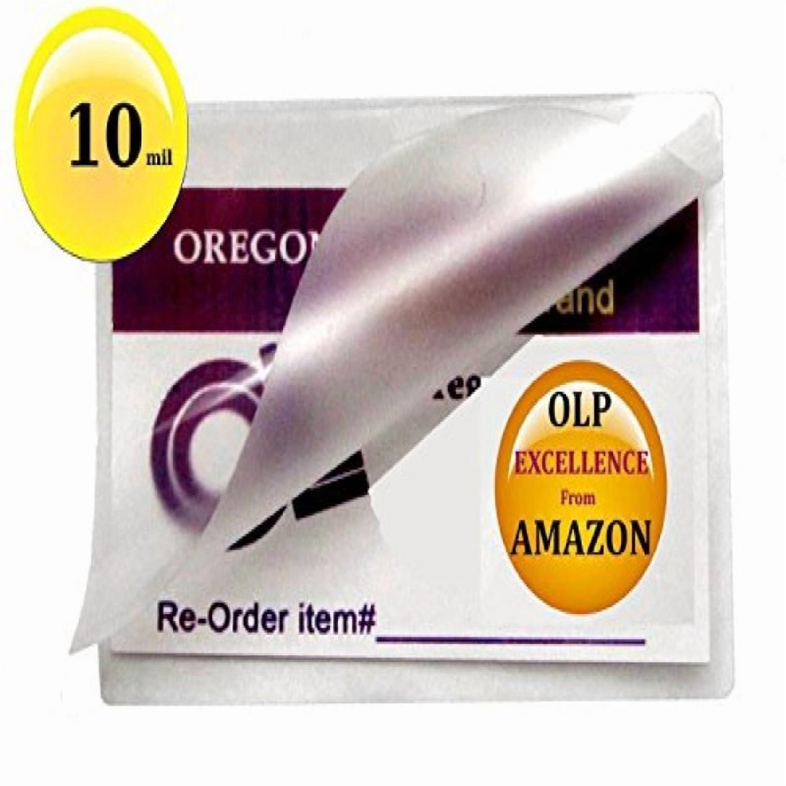 (Ship From USA) Qty 500 10 Mil Credit Card Laminating Pouches 2-1/8 X 3-3/8 Hot Laminator Sleeves / Only Oregon Laminations Offers Authentic Oregon Lamination Premium Laminating Pouches via AMAZON,Cl