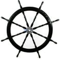 thumbnail image 1 of Ship Wheel Black - Aluminum Hub - (16 Inches, Black), 1 of 5