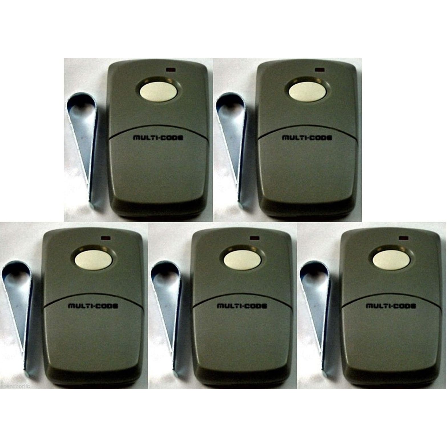 (Ship from USA) 3089 5Pack MultiCode Gate Garage Door Opener 1 Button