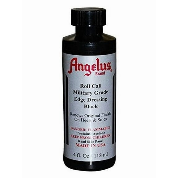 (Ship from USA) Angelus Roll Call Military Grade Shoe Boot Edge & Heel Dressing w/Applicator 4oz *GWE849F EP-21RT13827