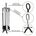 thumbnail image 1 of [Ship from USA] Stove Tool Five In One Flat Iron Cross Base, 1 of 9
