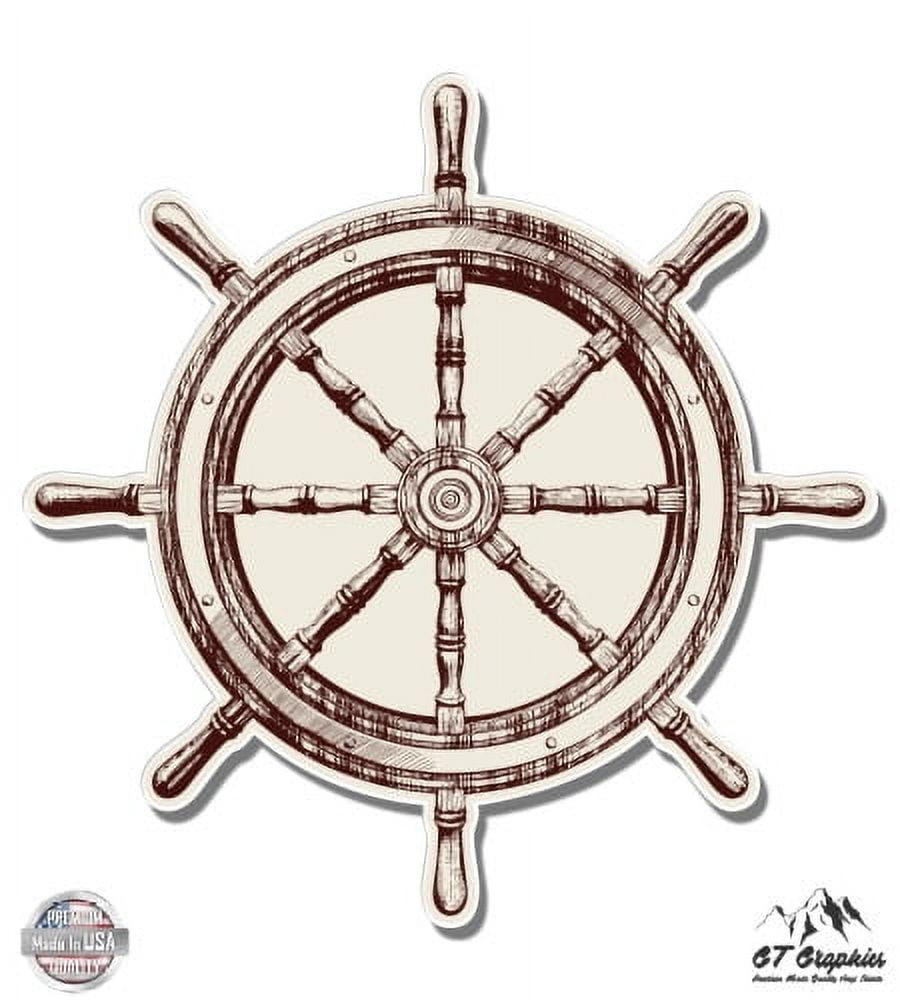 Wheelmark Sticker Ship wheel - 3