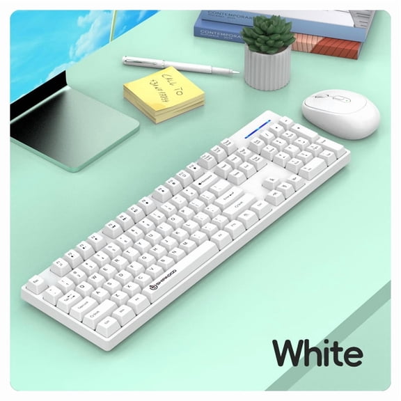 Shipadoo Wireless Keyboard and Mouse Combo Set Gaming Wireless Laptop Desktop Computer Office Accessories Free Wireless Mouse