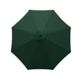 thumbnail image 1 of Shipiny 106 Inch 8-Rib Garden Umbrella Replacement Cloth, Outdoor Stall and Beach Sun Umbrella Canopy, UV Protection Waterproof Replacement Fabric for Patio Umbrella, Green, 1 of 4