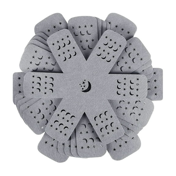 Shipiny 12Pcs Pot and Pan Protectors, 4 Sizes Cookware Dividers for Stacking, Anti-Scratch Non-Stick Pan Pad Kitchen Cookware Protection Mat, B