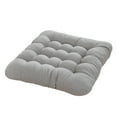 thumbnail image 1 of Shipiny 15.74x15.74x1.96in Washable Floor Pillow Cushion for Adults, Meditation Cushion Pillow, Large Square Floor Sitting,Tufted Corduroy Cover, for Tatami Living Room or Yoga, Gray, 1 of 8