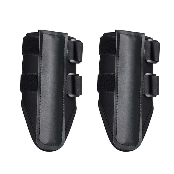 Shipiny 2Pcs Golf Wrist Alignment Brace, Adjustable Wrist Fixator Support, Training Aid Prevents Wrist Turning Over, Corrective Bandage For Golf Swing Posture Improvement, Black