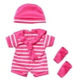 thumbnail image 1 of Shipiny 30CM Doll Outfit for 12In Reborn Doll, Exquisite Stitching, Soft Comfortable Fabric, Adorable Design, Perfect for Puzzle Playhouse & Doll Decor Birthday Holiday Gifting, Red, 1 of 6