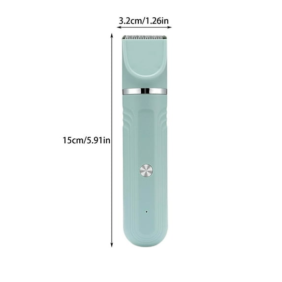 Shipiny 4-in-1 Rechargeable Pet Hair Shaver, 1.5ml Accessory Included, Electric Clipper for Cat and Dog Paw Hair Trimming & Grooming, Green