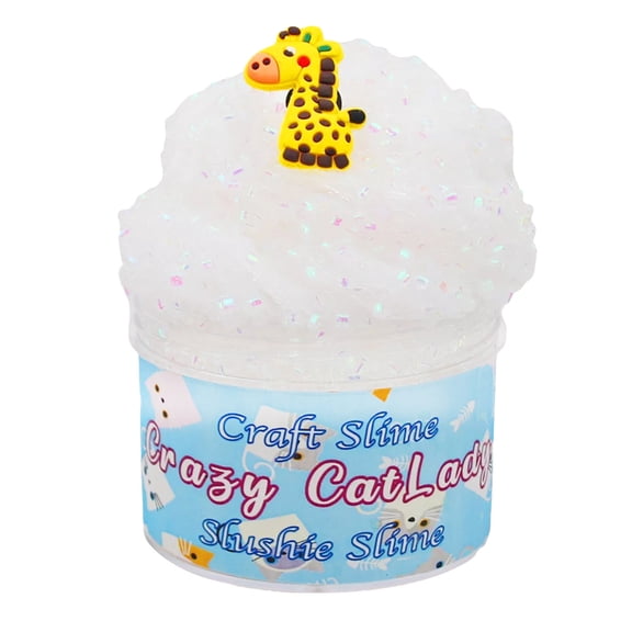 Shipiny Color Mud Rice Grain Slime & Foaming Glue, Crystal Mud Puzzle Decompression Toy, Safe Non-Sticky & Easy to Clean, Boosts Creativity & Relaxes Stress for Daily Play, B