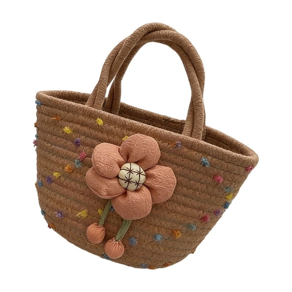 Shipiny Cute Casual Woven Bag Women's Handbag Uncomplicated Style Storage Bag Suitable for Daily Commuting Use Ideal Gift for Women, Home Goods, Household Supplies, A