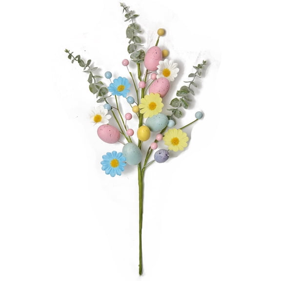 Shipiny Easter Decoration Revival Branch Cutting DIY Flower Bundle, Artificial Dry Branch Floral Arrangement Accessory, Creative DIY Branch Decor for Easter Home Party Table Holiday Layout, 1PC