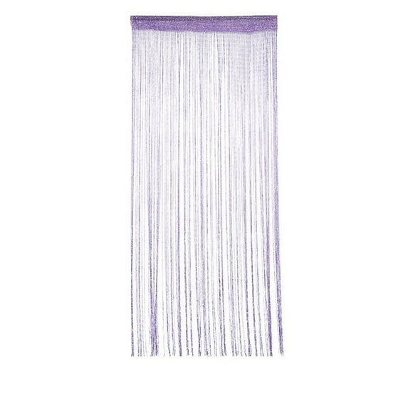 Shipiny Flat Silve-r Thread Beaded Curtain A Tassel Partition Curtain for Bedrooms Entryways and Living Rooms Suitable for Everyday or Festive Decoration, Household Supplies, Home Essentials, Purple