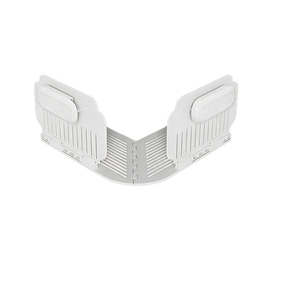 Shipiny Foldable Invisible Bed Sheet Secure Clip, Needle Free Bed Sheet Fixing Sleeve, Anti-Slip Bed Sheet Fastener to Prevent Displacement for Home Bedding, White