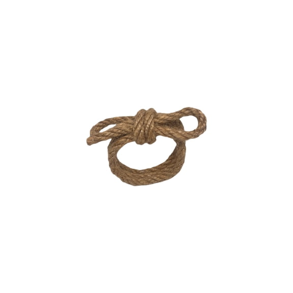 Shipiny Hemp Rope Bow Napkin Ring, Hand-Woven Western Style Napkin Clip, Table Setting Decor for Dining Room, Coffee