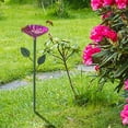 thumbnail image 1 of Shipiny Insect Drinkers 63 X 9 Cm, Metal Flower Shape Insect Drinking Cups for Garden, Safe Water Supply Device for Bees Butterflies and Other Pollinators, Outdoor Garden Decorative Water Feeder, A, 1 of 5