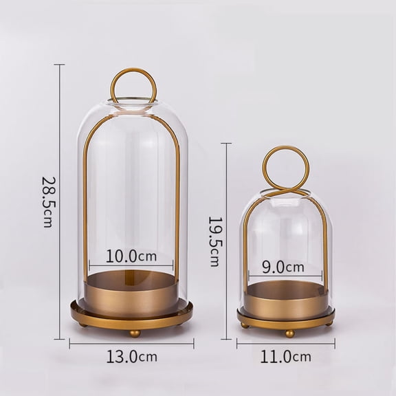 Shipiny Metallic Light Luxury Aromatherapy Candle Holder, Elegant Gold Silver Candle Stand, Decorative Candlestick for Home Living Room Table Decor, Yellow