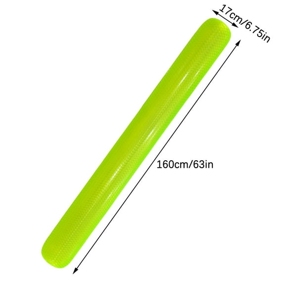 Shipiny PVC Explosion-proof Inflatable Buoyancy Stick, Portable Swimming Aid Float for Adults, Water Safety Training Equipment for Pool, Beach and Outdoor Water Sports, Green