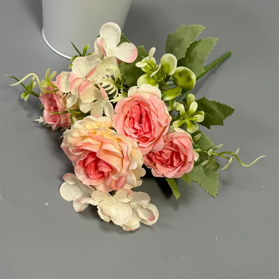 Shipiny Premium Artificial Floral Branches Stems for Garden Wedding Centerpieces, Long Stem Flower Picks for Table Runner and Dining Table Decoration, C