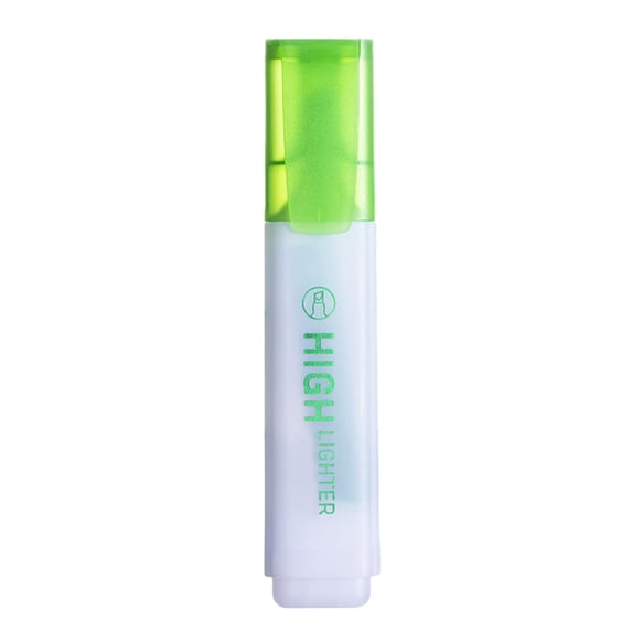 Shipiny Quick Dry Broad Tip Highlighter Pen Set, Fluorescent Marker Pens with Large Capacity Ink for Office Home Daily Use, 4.7x0.9 Inches, Green