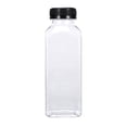 thumbnail image 1 of Shipiny Reusable Transparent Plastic Juice Bottle, Clear Beverage Container with Lids, Leak-Proof Design for Juices, Tea, Milk, Water and Fridge Storage, BPA Free and Safe for Daily Use, M, 1 of 6