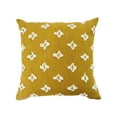 thumbnail image 1 of Shipiny Sage Green Floral Boho Decorative Throw Pillow with Tufted Rhombic Jacquard for Room Decor Pillow 18x18 Cute and Soft for Sofa and Living Room Fall, Yellow, 1 of 7