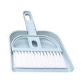 thumbnail image 1 of Shipiny Small Brooms for Home Desktop Cleaning, Mini Desk Cleaning Brush and Trash Shovel Set, Portable Tiny Broom for Table, Keyboard, Countertop and Small Area Dust Cleaning, Blue, 1 of 2