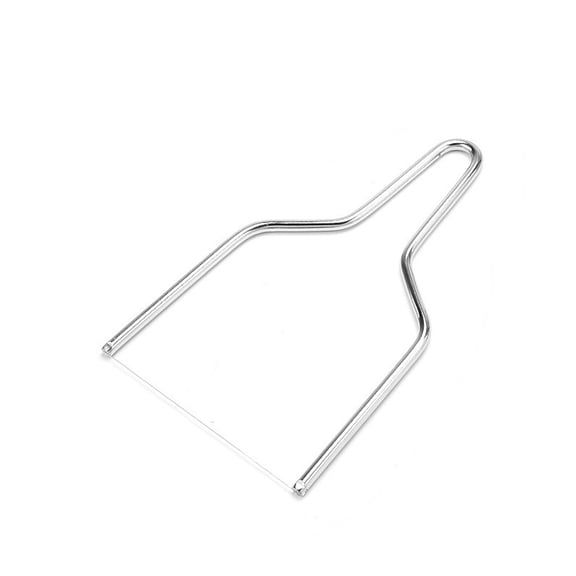 Shipiny Stainless Steel Cheese Slicer with Cutting Wire, Cheese Layer Divider and Cutter, Durable Kitchen Tool for Cutting Cheese, Butter and Dessert, White
