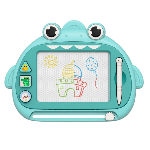 Shipiny in Stock Colorful Magnetic Drawing Board, Erasable Graffiti Writing Board, One-Click Elimination Design, Smooth Drawing & Reusable, Portable Home Art Creation Board, Blue