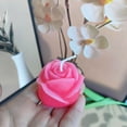thumbnail image 1 of Shipiny Valentine Candles Rose Flower Candle Rose Shaped Scented Aromatherapy Candles Tealight for Valentine Bridal Shower Wedding Anniversary Birthday Home, Pink#3, 1 of 8