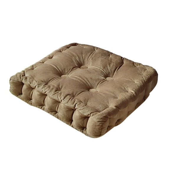 Shipiny Winter Insulation Window Seat Cushion, Soft Lazy Butt Pad and Back Cushion for Bedroom and Living Room, Comfortable Warm Sitting Mat with 9 Colors to Choose from for Home Use, Khaki