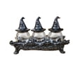 thumbnail image 1 of Shipiny Witch Spice Jar Set with Gothic Style Iron Base, Clear Glass Jars for Kitchen Spice Storage, Vintage Kitchen and Home Decor, As Shown, 1 of 6