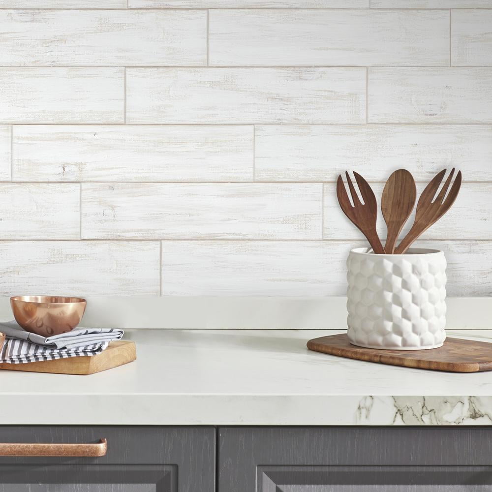 Shiplap Wood Plank Peel and Stick Wall Decals