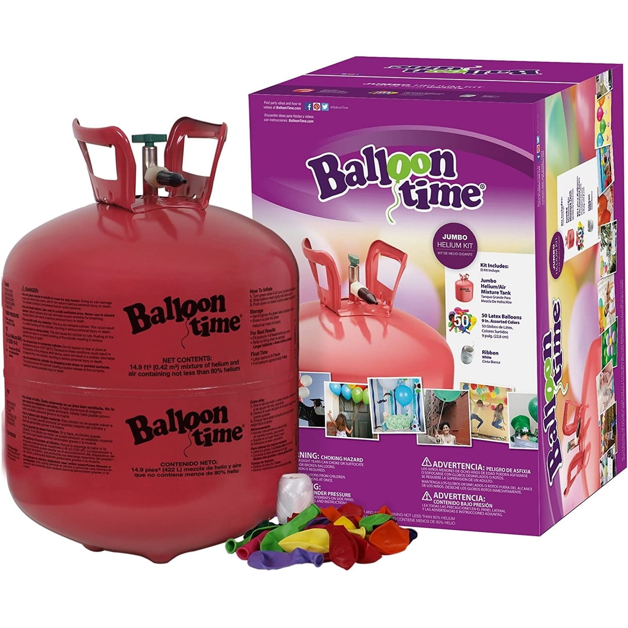 Shipodin Balloon Time Helium Tank