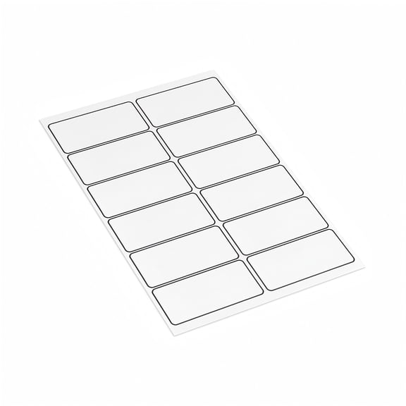 Shipping Address Labels 2x4 Inches, 1000 White Labels per Pack, 10 per Sheet, Rounded Corners for Easy Peeling