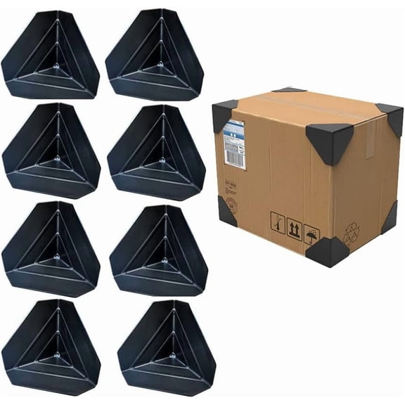 Shipping Box Corner Protectors (60-Pc Set) Plastic Packaging Edge Protectors, Carton Packing Guard Frame 60 Type Handcraft Protector for Express Packaging.