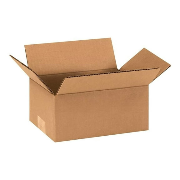 Shipping Boxes 9x6x4 Inches - 25 Pack Corrugated Cardboard Boxes, 200#/32 ECT, 65 lbs Capacity, Flat Pack Mailing Boxes for Business & Storage