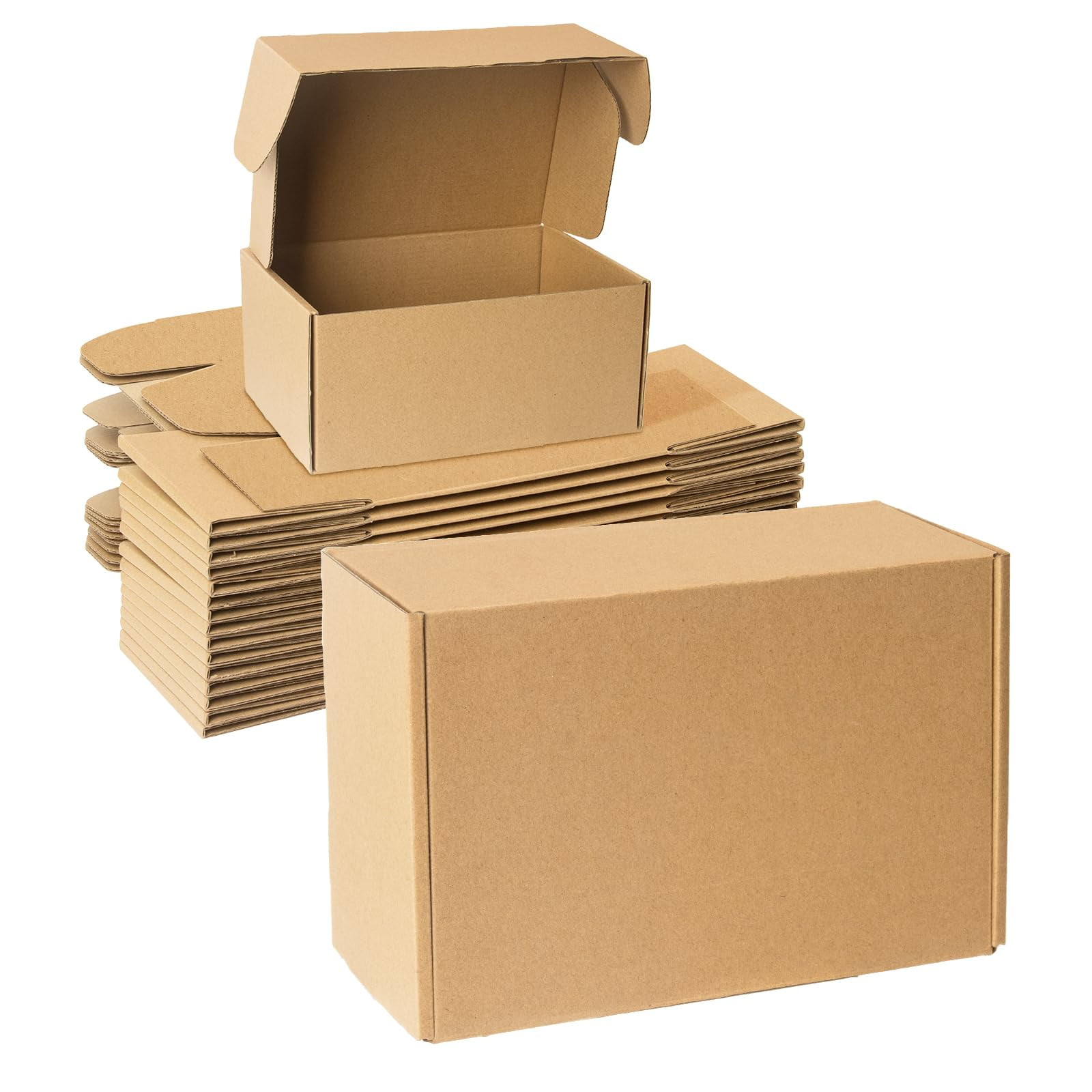 Shipping Boxes 9x6x4 inches Set of 25, Small Mailing Boxes Brown