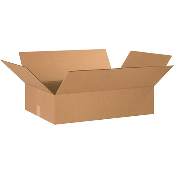 Shipping Boxes Flat 24"L x 16"W x 6"H, 20-Pack | Corrugated Cardboard Box for Moving, Mailing, Packing and Storage 24x16x6