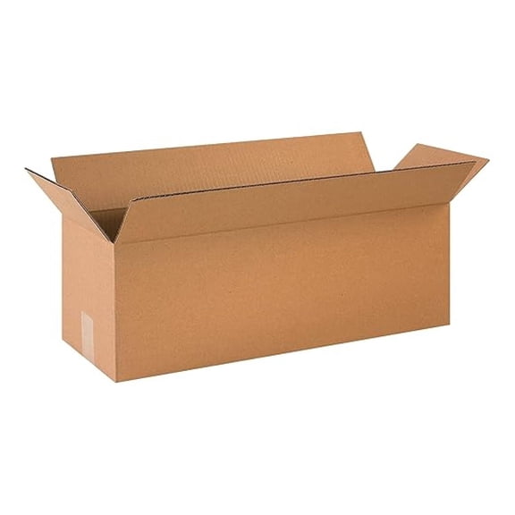 Shipping Boxes Long 24"L x 8"W x 8"H 25-Pack - Corrugated Cardboard Box for Moving, Mailing, Packing, Packaging and Storage
