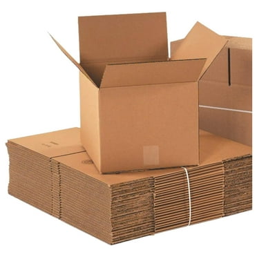 Shipping Boxes Small 4"L x 4"W x 4"H, 25-Pack | Corrugated Cardboard Box for Packing, Moving and Storage