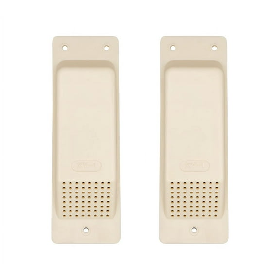 Shipping Container Air Vent 2 Pack - Cross Flow Ventilation for Shipping Container - ABS Plastic Air Vent with Rubber Seal & Water Protection - Shipping Containers Accessories (Tan)
