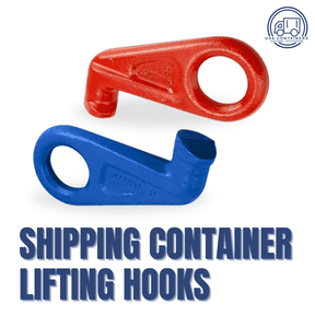 Shipping Container Lifting Hooks 45 degreen Angle (2 Pack)