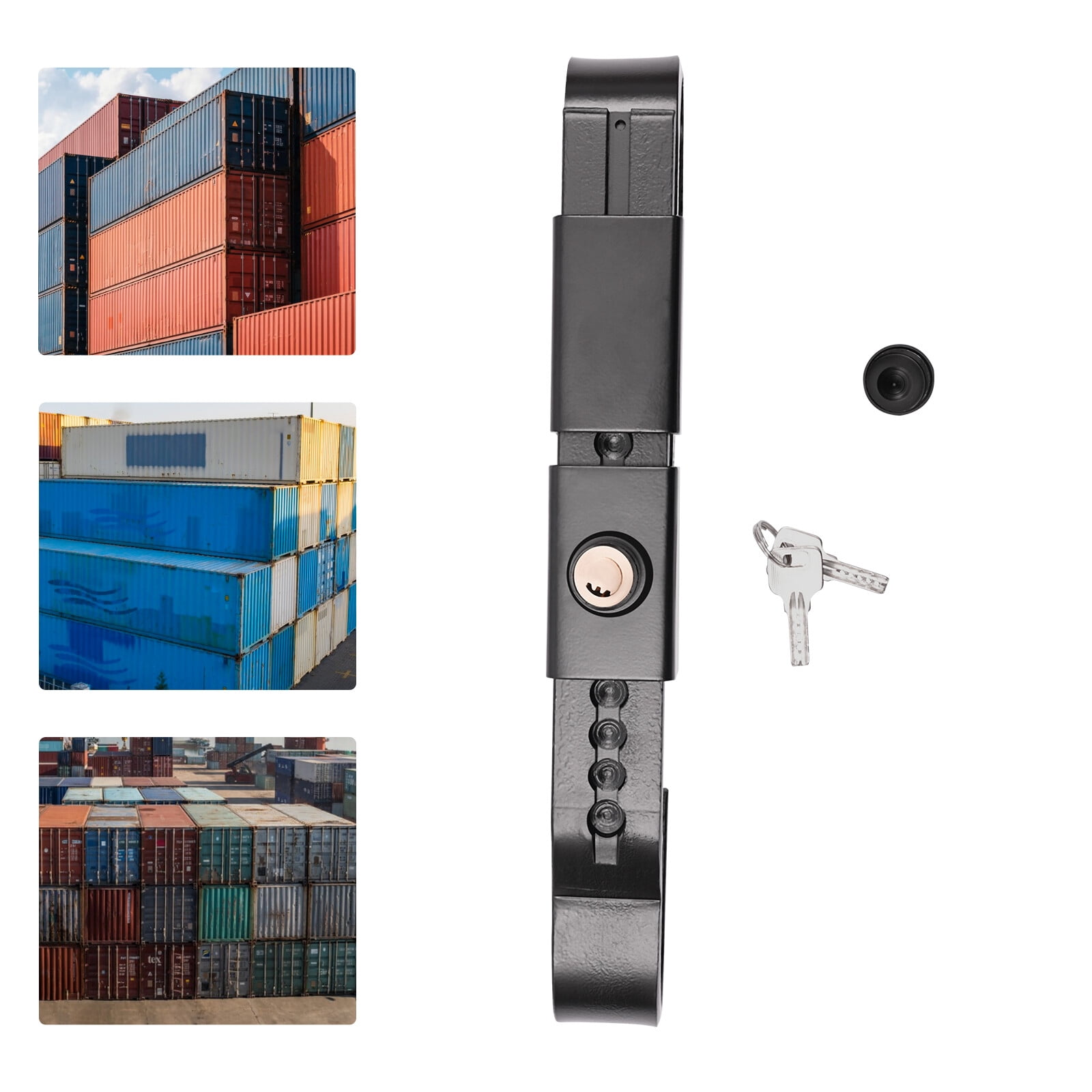 Container Strorage Key Shipping Container Lock Adjustable Steel Heavy Duty Cargo Door Lock w ...