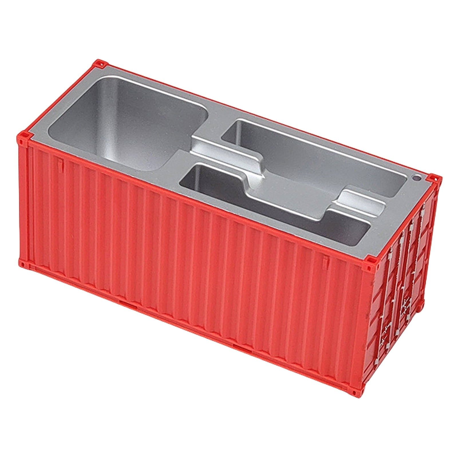 Shipping Container Storage Box Pencil Holder Desktop Pen Organizers with Business Name Card Holder for Pen Pencil Marker