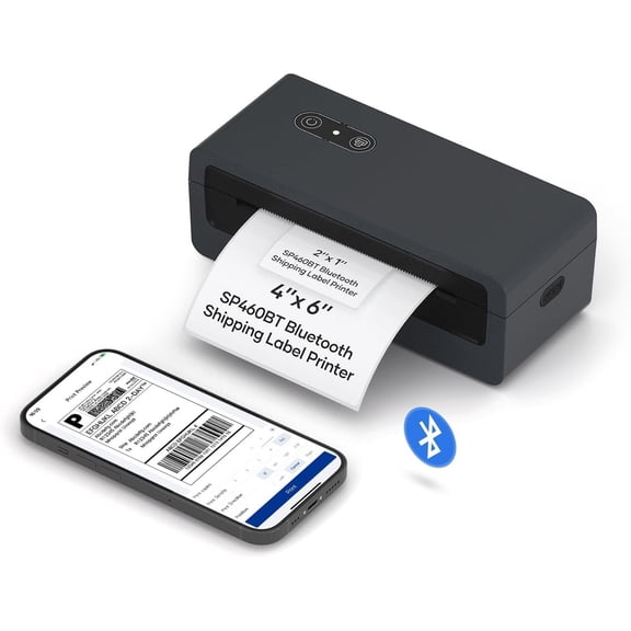 Shipping Label Printer for  Windows Phone(iOS, Android) Thermal Label Printer for Small Business and Shipping Package, 4X6 Printer  for , Ebay, UPS, USPS, Compact