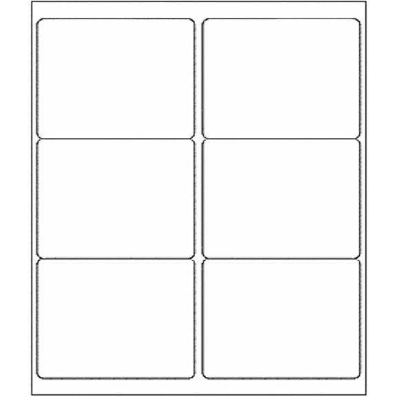 Shipping Labels 6 UP 3.33" X 4" Sticker Labels, Address Labels Blank White Permanent Adhesive Label for Laser/Ink Jet Printer (2000 Sheets-12000 Labels)
